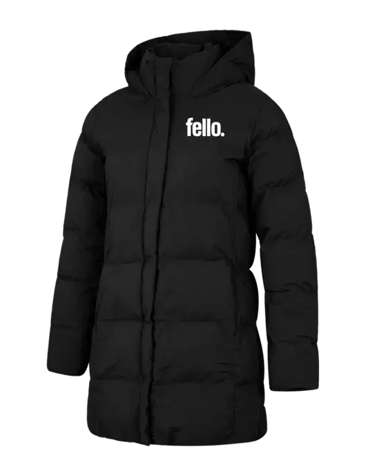 Mercer+Mettle Womens Deep Black Puffy Parka  w/Fello. Logo