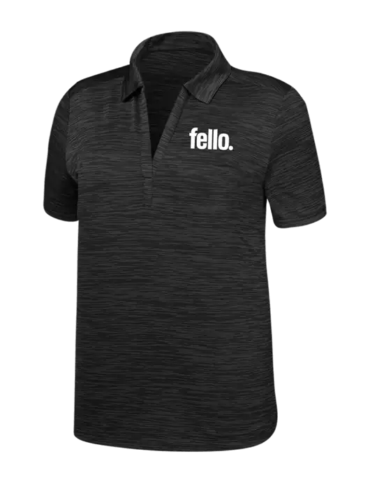Callaway Womens Black Broken Stripe w/Fello. Logo