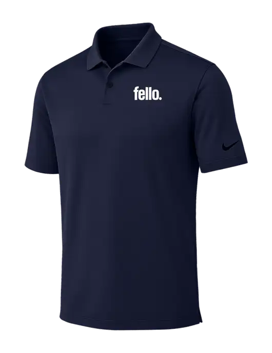 Nike Dark Navy Dri-FIT Vapor Polo w/Fello. Logo