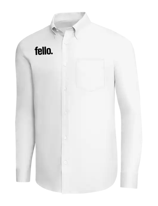Brooks Brothers White Wrinkle-Free Stretch Pinpoint Shirt w/Fello. Logo