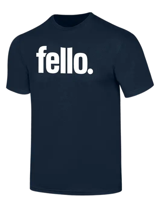 Simply Soft Navy 4.5oz  Poly/Combed Ring Spun Cotton T-Shirt w/Fello. Logo