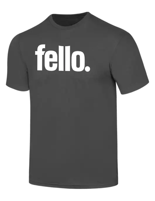 Simply Soft Charcoal 4.5oz  Poly/Combed Ring Spun Cotton T-Shirt w/Fello. Logo