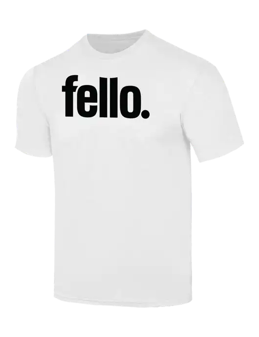 Simply Soft White 4.5oz  Poly/Combed Ring Spun Cotton T-Shirt w/Fello. Logo
