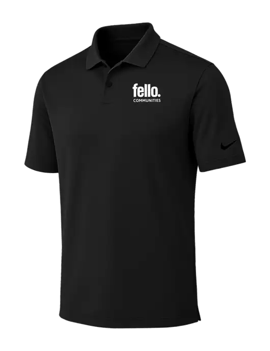 Nike Black Dri-FIT Vapor Polo w/Fello Communities Logo