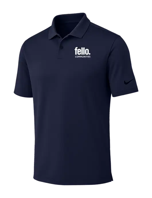 Nike Dark Navy Dri-FIT Vapor Polo w/Fello Communities Logo