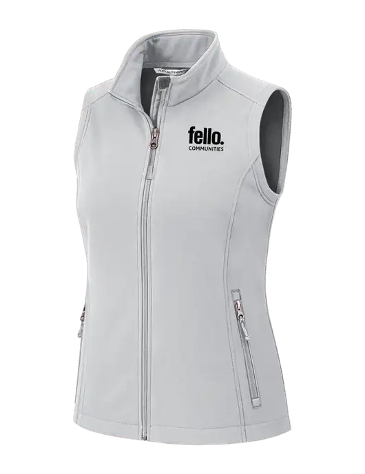 Marshmellow Womens Core Soft Shell Vest w/Fello Communities Logo