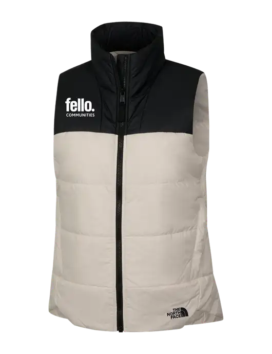 The North Face Womens Ivory Everyday Insulated Vest w/Fello Communities Logo