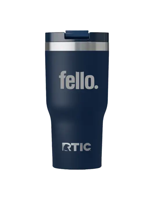 RTIC Essential 30 oz Navy Tumbler w/Fello. Logo
