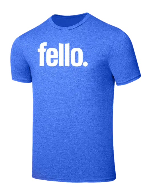 Seriously Soft Royal Frost T-Shirt w/Fello. Logo