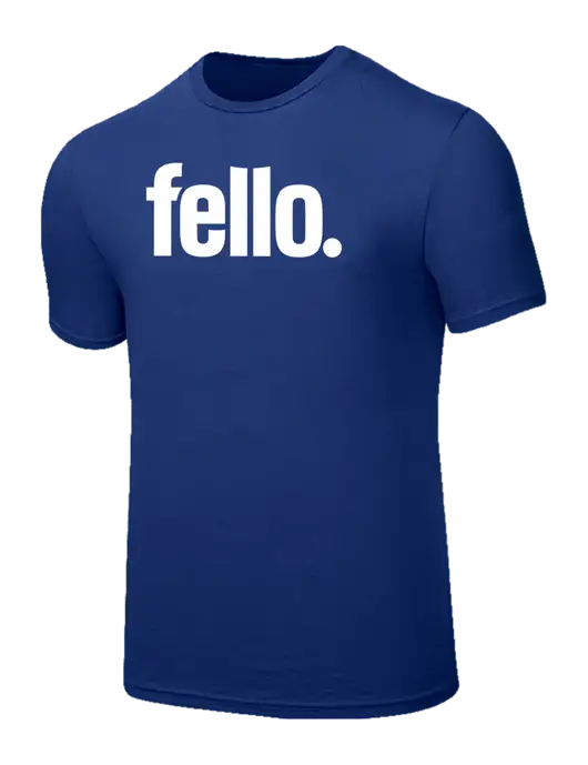 Seriously Soft Dark Royal T-Shirt w/Fello. Logo