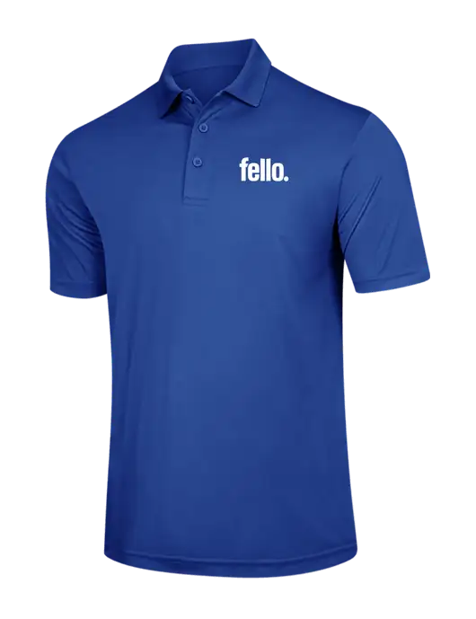 Royal PosiCharge Competitor Polo w/Fello. Logo