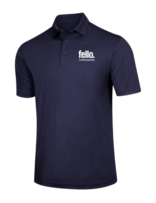 Navy PosiCharge Competitor Polo w/Fello Communities Logo