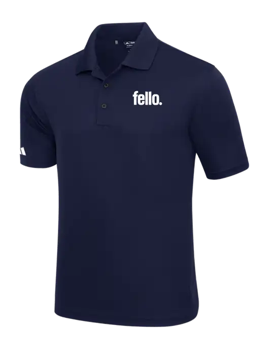 Adidas Navy Basic Sport Polo w/Fello. Logo