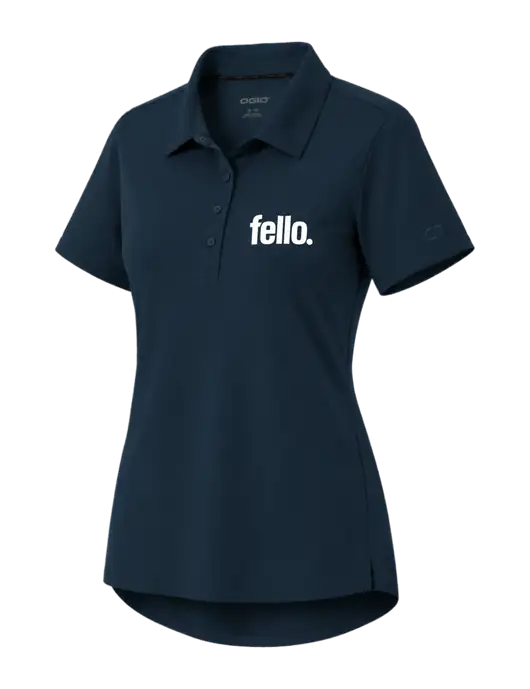 OGIO Womens Envision Dark Navy Polo w/Fello. Logo